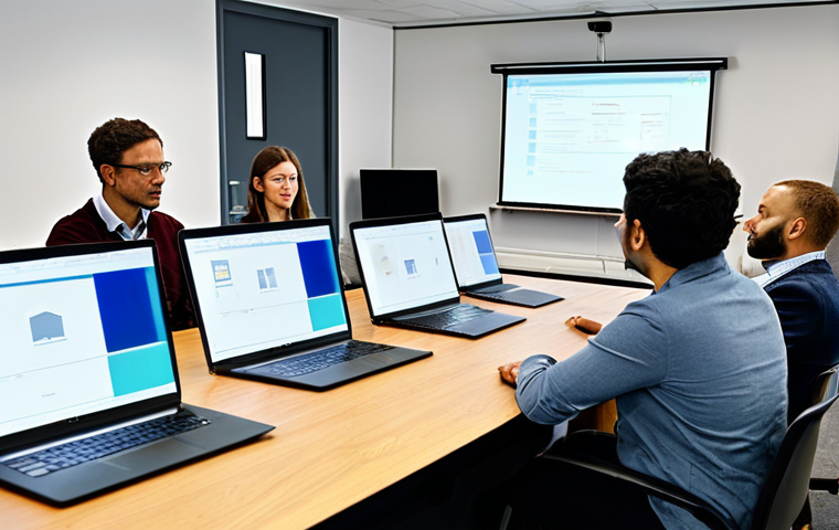 에듀테크 전문가 - Gamified Learning Experience**

"Students fully clothed in school uniforms participating in a gamifi...