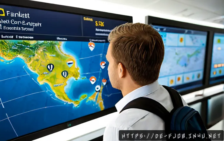 스마트 공항 시스템 개발자 - Photorealistic smart airport systems developer in a modern German airport operations center, an adul...
