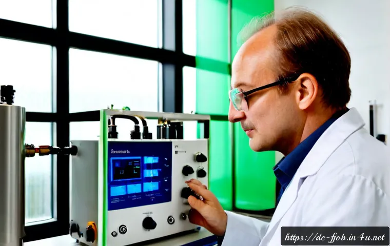 수소 에너지 전문가 - Photorealistic hydrogen energy expert in a modern German research laboratory, middle-aged engineer w...